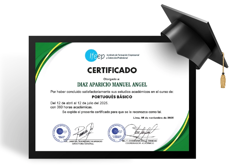 CERTIFICADO PORTUGUÉS